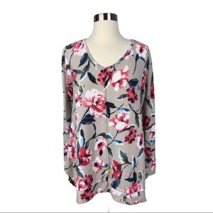 {Soft Surroundings} Floral Cloud Nine Tunic Top